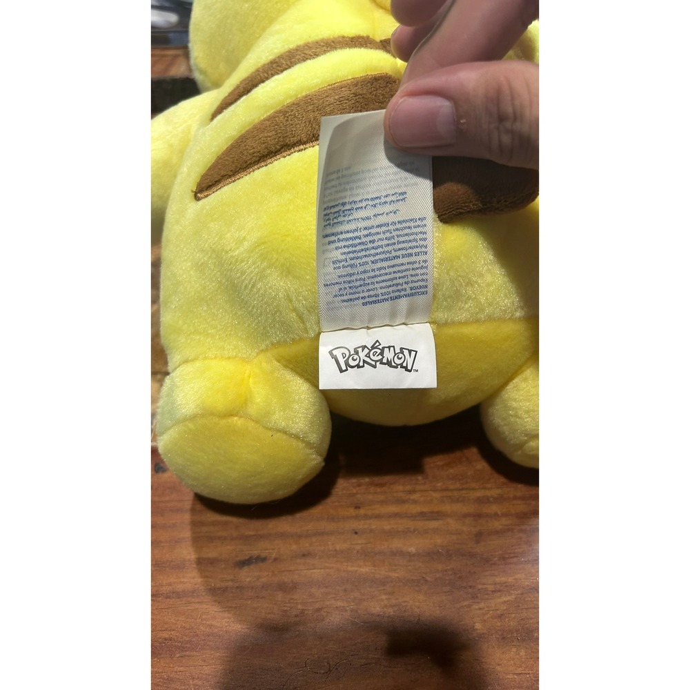 Build-A-Bear Pokemon Pikachu Plush 12 inch approx Yellow Stuffed Animal - Picture 8 of 9